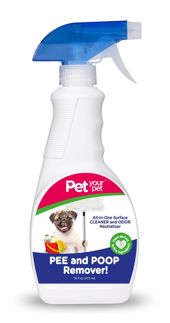 PET YOUR PET All-in-One Pet Stain & Odor Remover – Plant-Based Formula