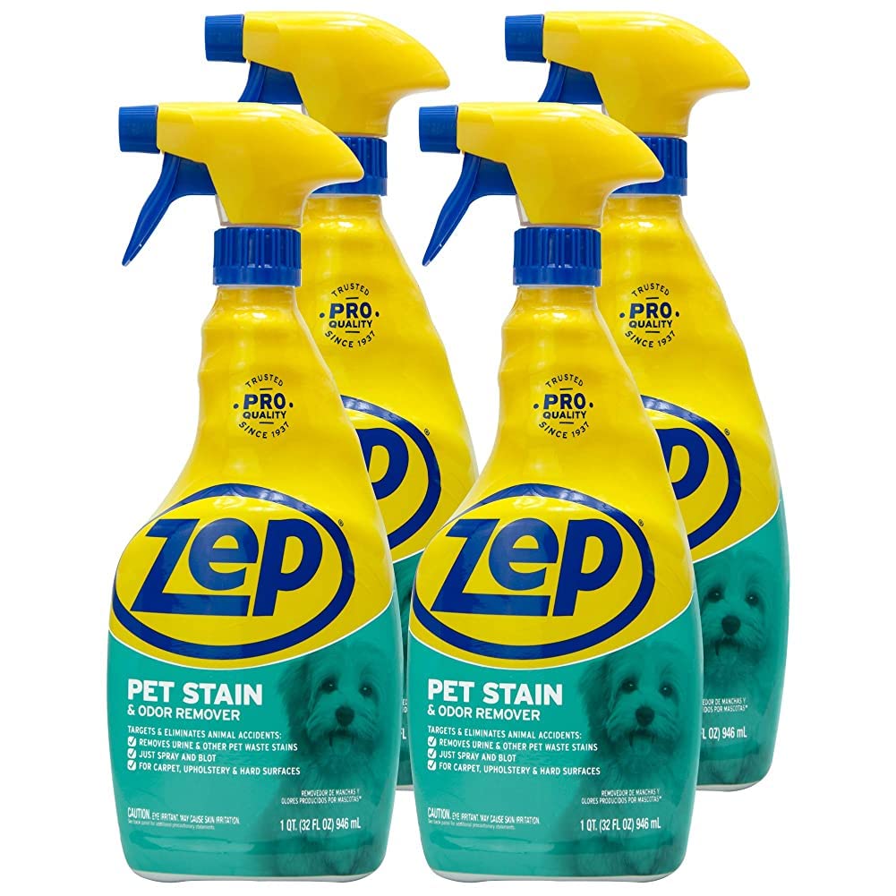 Zep Pet Stain & Odor Remover – 32 oz (Case of 4)