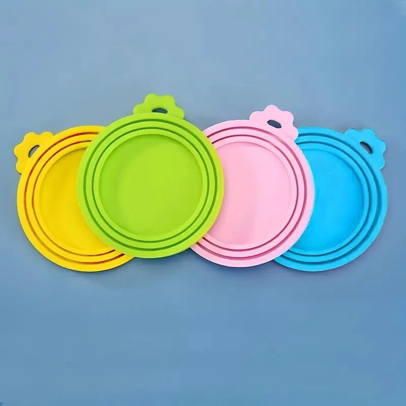 Reusable Silicone Pet Can Lid – BPA-Free Food Cover