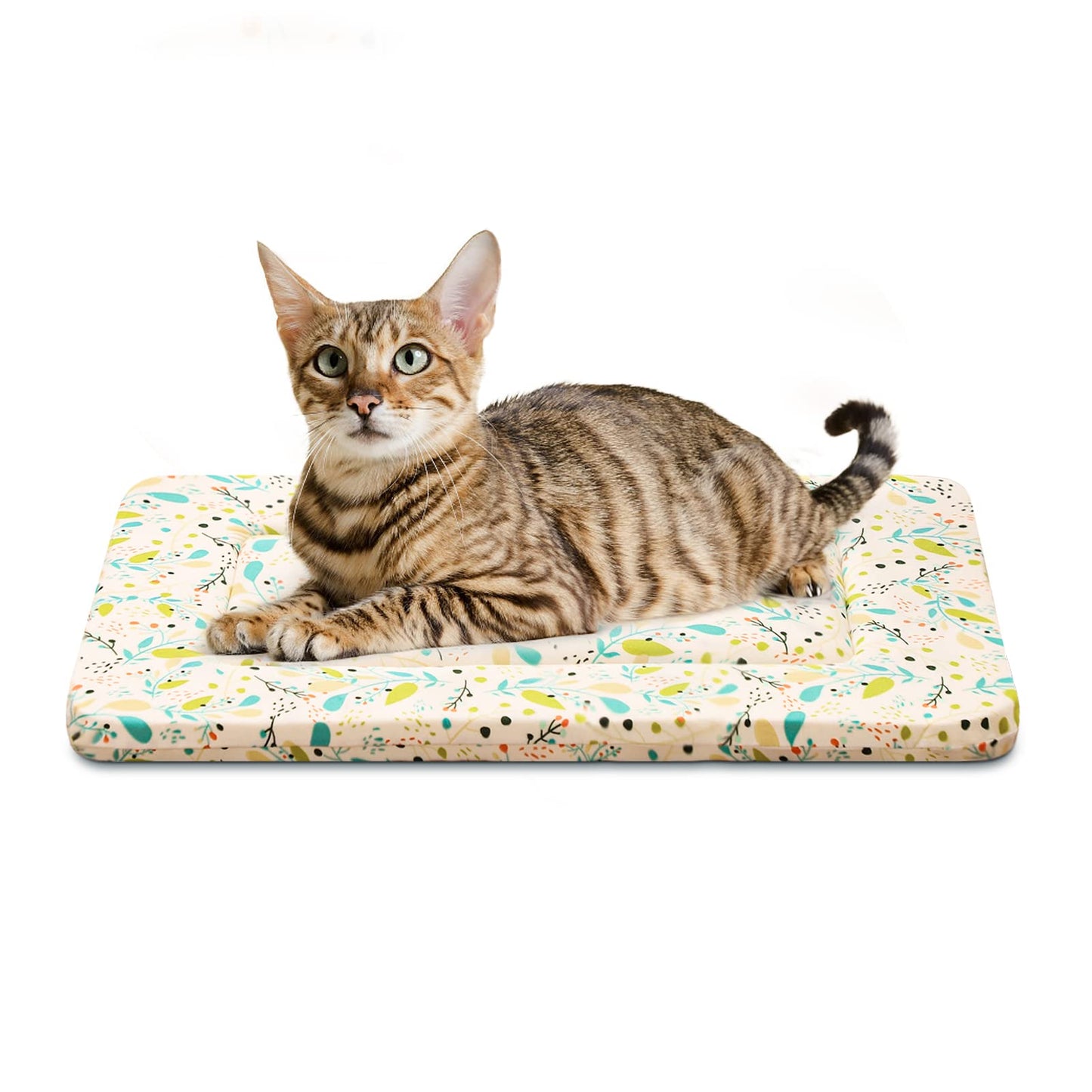 Magic Dog Random Color X-Small Dog Bed Dog Crate Bed Crate Pad Super Soft Pancake Style Dog Bed Mat Kennel Pad for Dogs Ideal for Pet Beds Machine Wash and Dryer Friendly 22-Inch