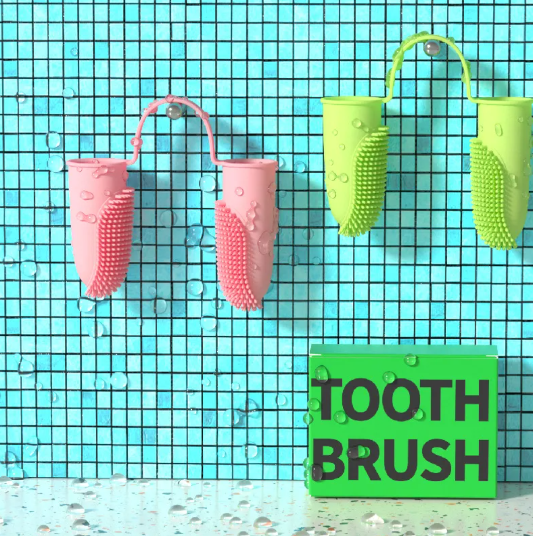 Pet Tooth Cleaning Finger Brush Set for Dogs & Cats