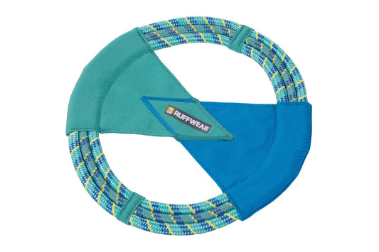 Ruffwear Pacific Ring Fetch & Tug Dog Toy – Aurora Teal