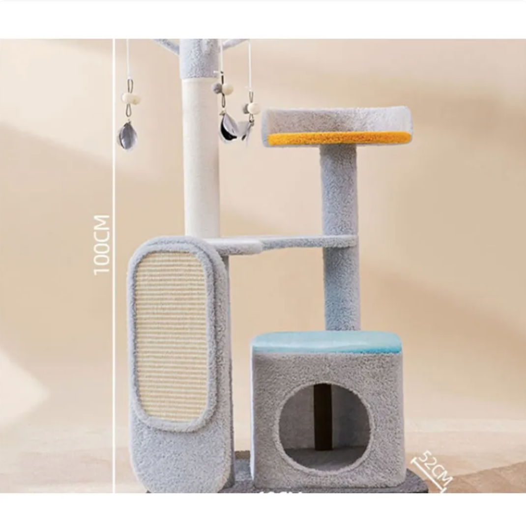 Large Cat Scratching & Jumping Platform