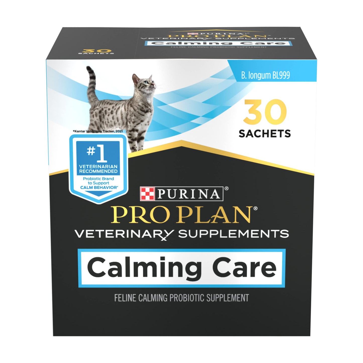 Purina Pro Plan Calming Care Cat Supplements – 30-Count Box