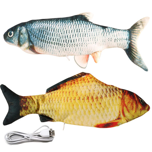 VAIZIQ Electric Flopping Fish Dog Toy – Motion-Activated