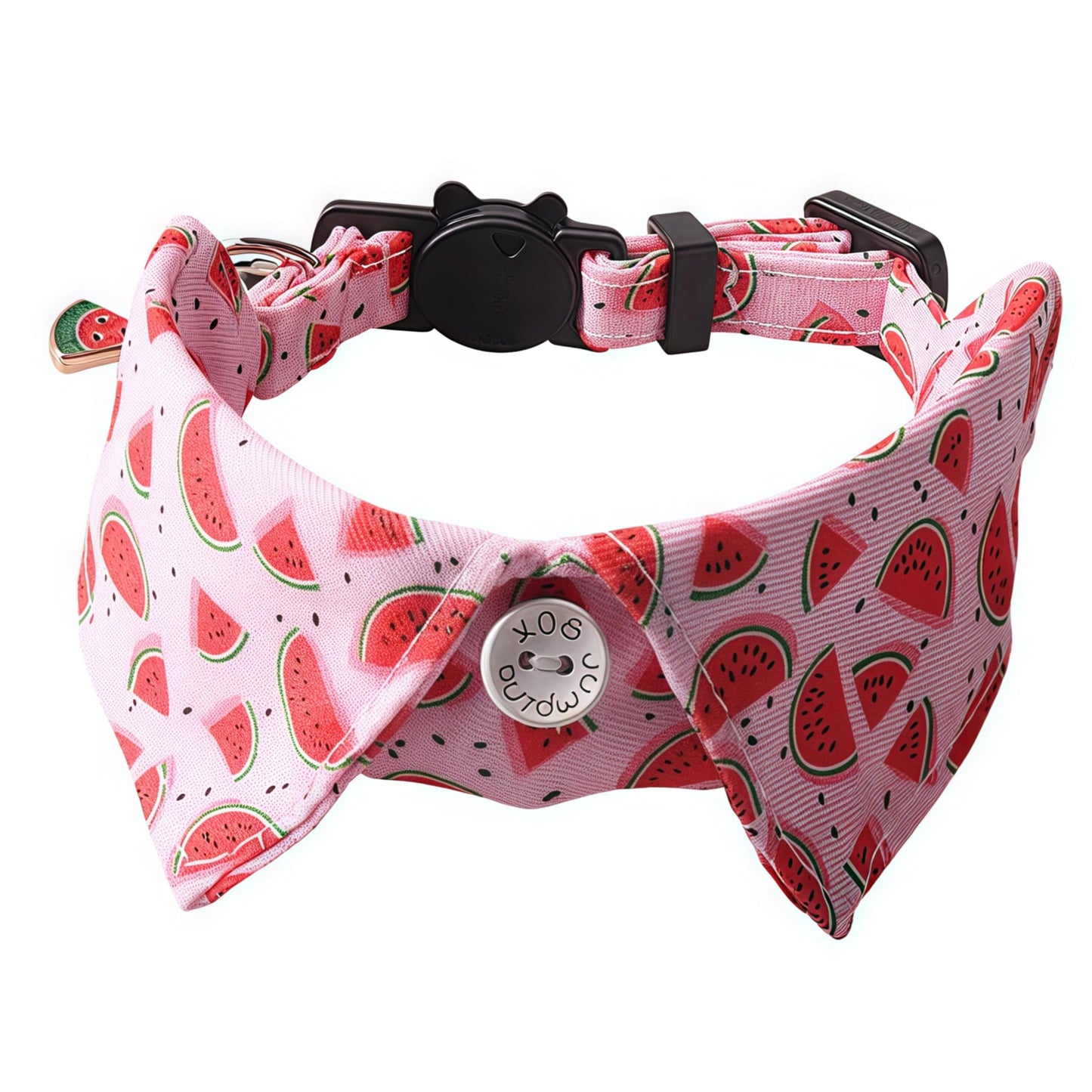 Breakaway Cat Collar with Bowtie – Watermelon Print