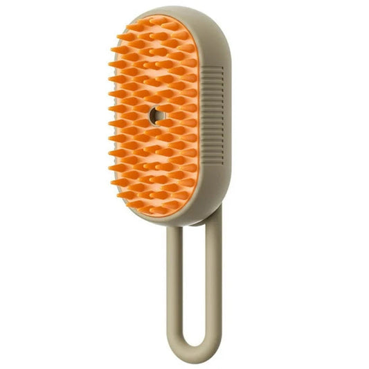3-in-1 Electric Steam Pet Grooming Brush with Spray