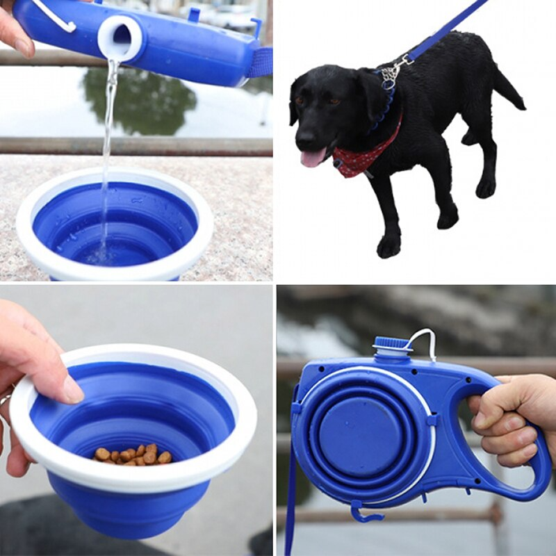 Pet Travel Set – Water Bottle, Bowl & Rope