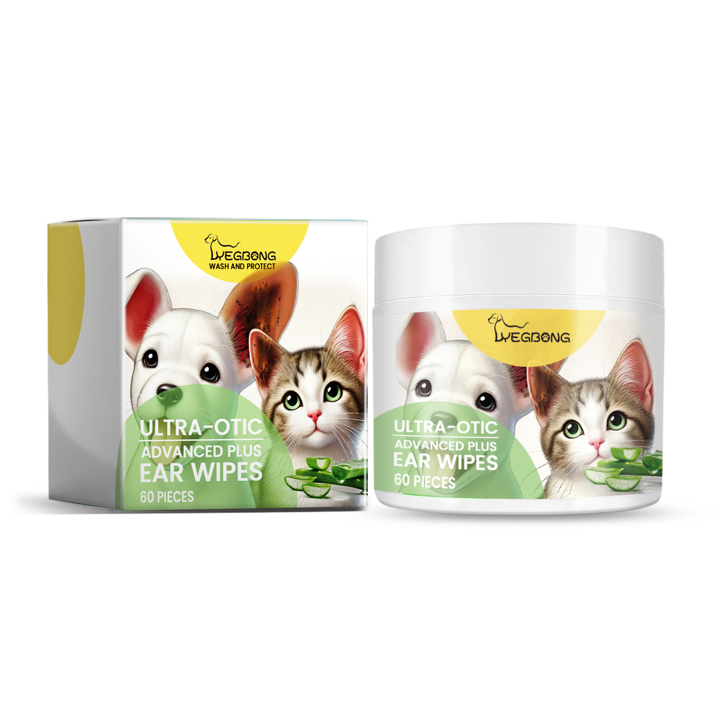 Pet Ear Cleaning Pads for Dogs & Cats