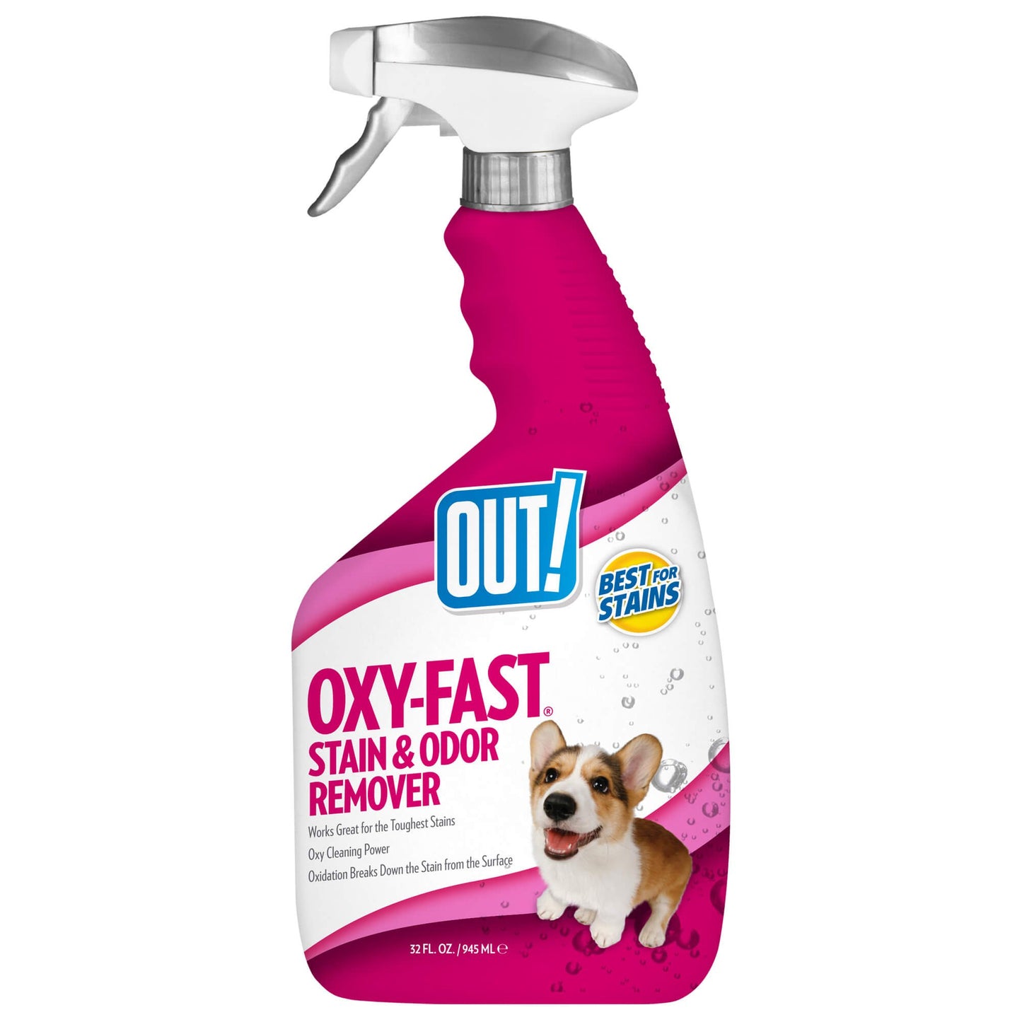 OUT! Oxy Pet Stain & Odor Remover Spray – 32 oz