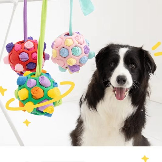 Sniffing Ball Slow Feeder Chew Toy for Dogs
