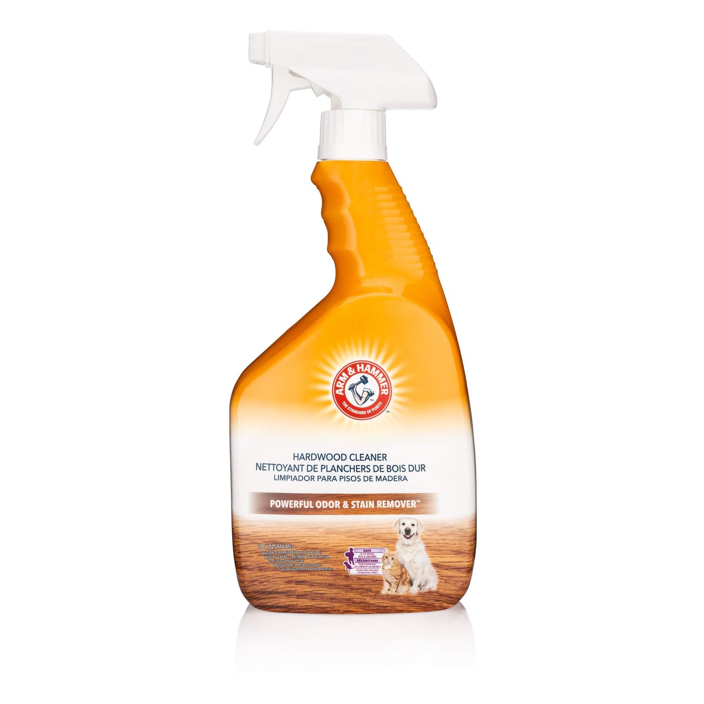 Arm & Hammer PET Fresh Hardwood Floor Cleaner with Odor & Stain Remover – 32 oz