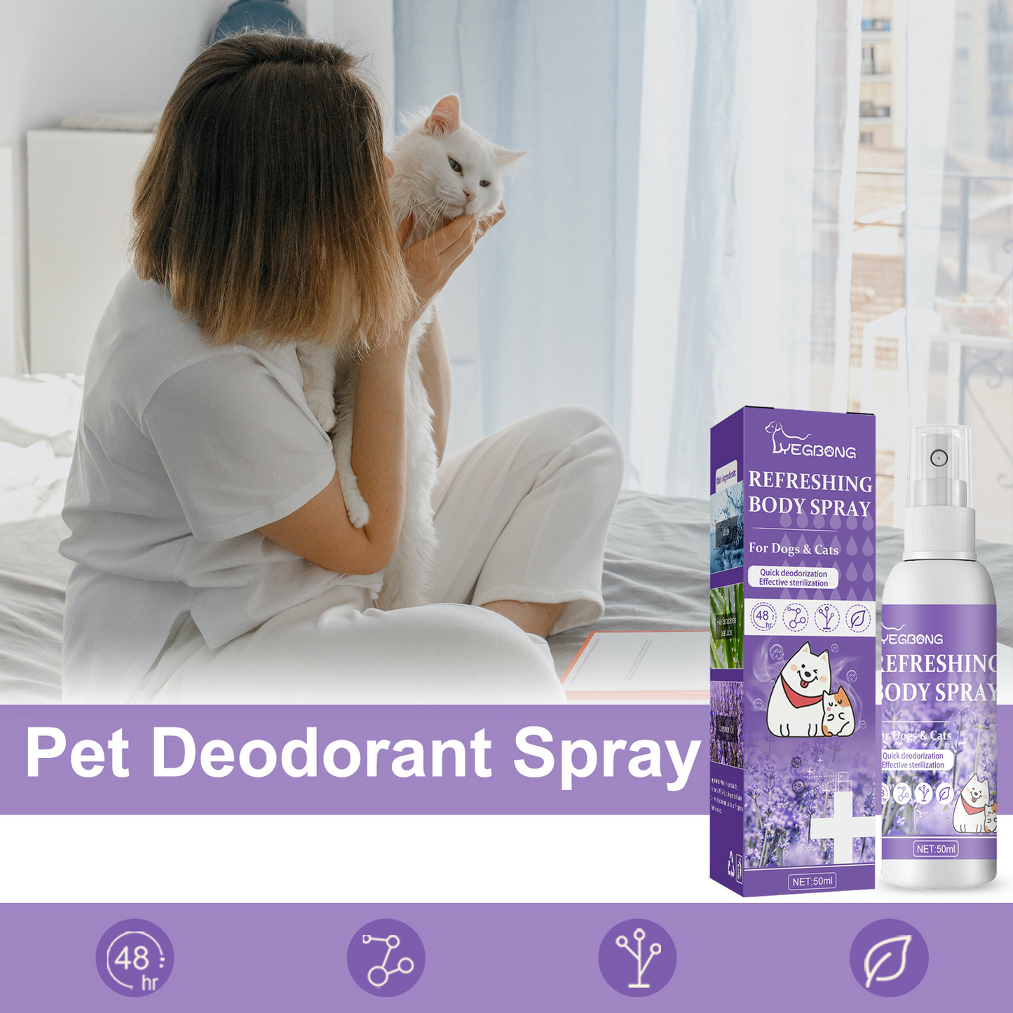 Pet Odor Control Spray – Neutralizes Pet Smells Indoors