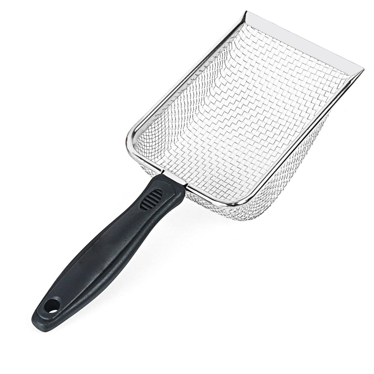 Stainless Steel Cat Litter Scoop – 2.8mm Mesh, Heavy Duty