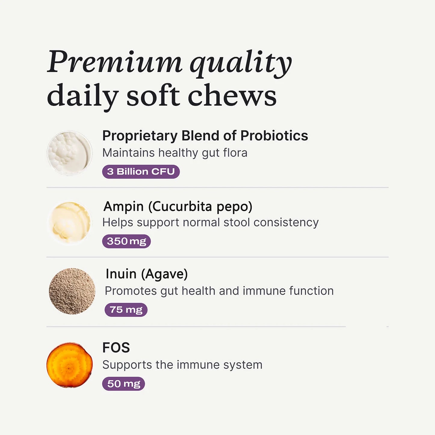 Dog Probiotics Chews - Dog Probiotics for Gut Health, Occasional Diarrhea, Digestive Health & Seasonal Allergies, Beef Flavor
