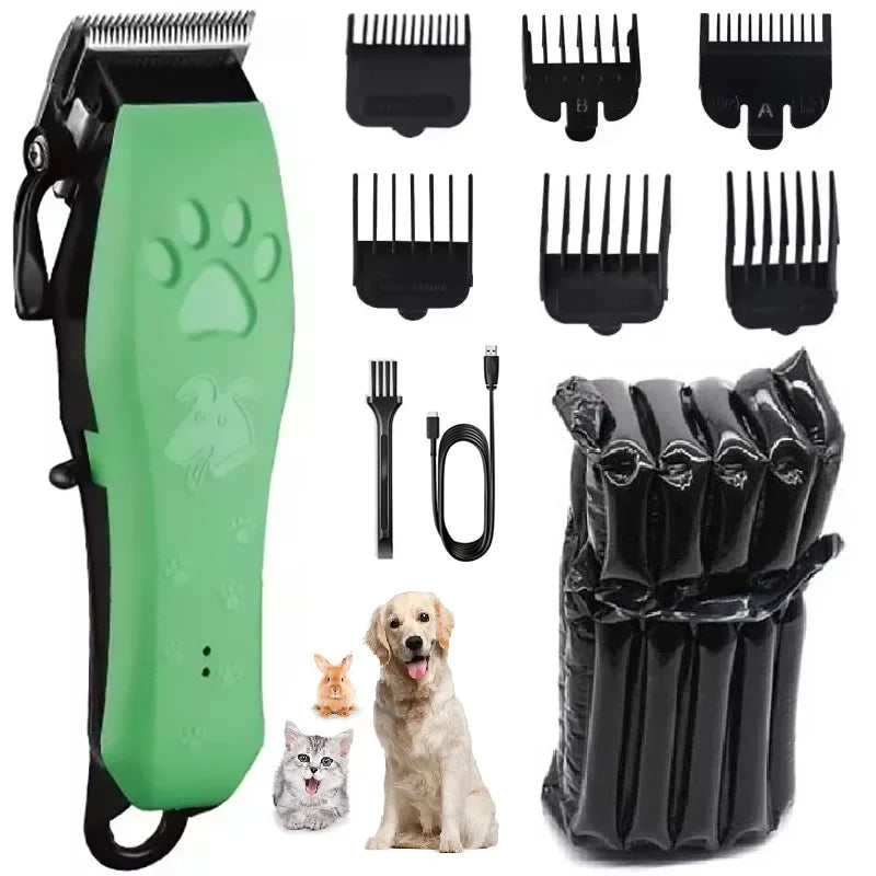 Kemei Pet Grooming Hair Clippers Rechargeable Cat Hair Trimmer for Dogs Professional Electric Rechargeable Cats Shaver KM-cw10