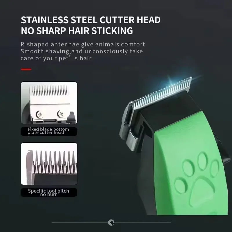 Kemei Pet Grooming Hair Clippers Rechargeable Cat Hair Trimmer for Dogs Professional Electric Rechargeable Cats Shaver KM-cw10
