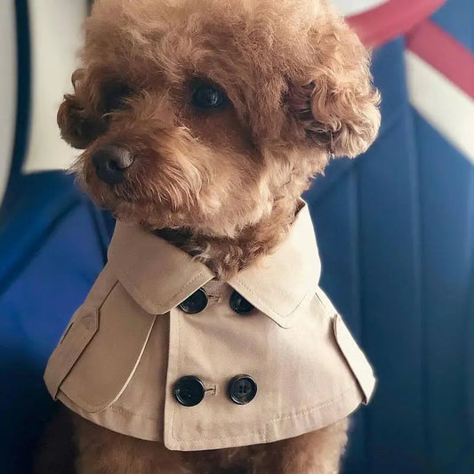 British-Style Dog Cloak Windbreaker – S to XL
