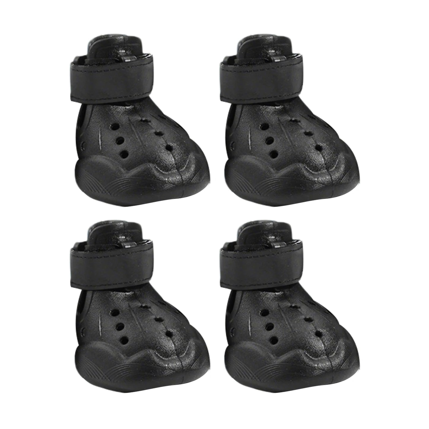 BYMAOCAR Breathable EVA Dog Booties with Adjustable Straps, Non Slip Waterproof Dog Shoes, Wear Resistant Pet Paw Protector Shoes for Outdoor Walking Hiking Daily Use