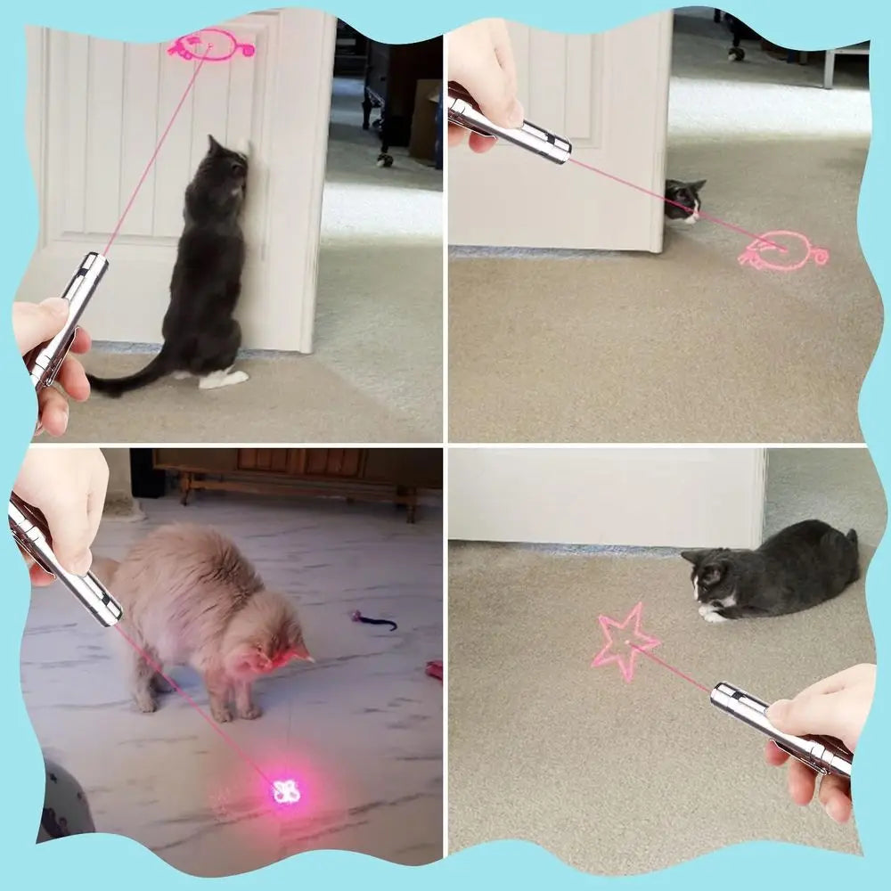 USB Rechargeable Kitten Toys with 7 Adjustable Speeds, Interactive Chase Toys for Indoor Cats & Dogs, Training & Exercise