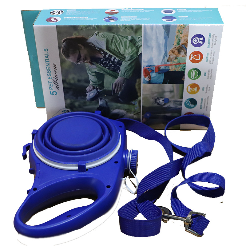 Pet Travel Set – Water Bottle, Bowl & Rope