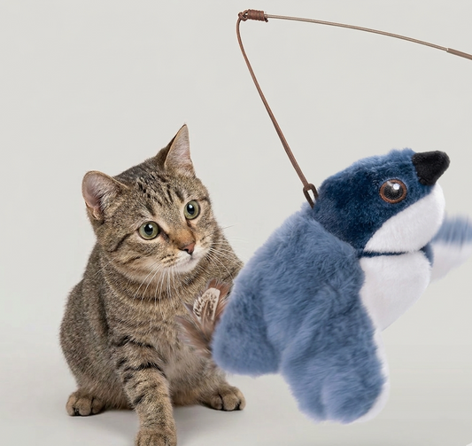 USB Rechargeable Flapping Bird Cat Toy