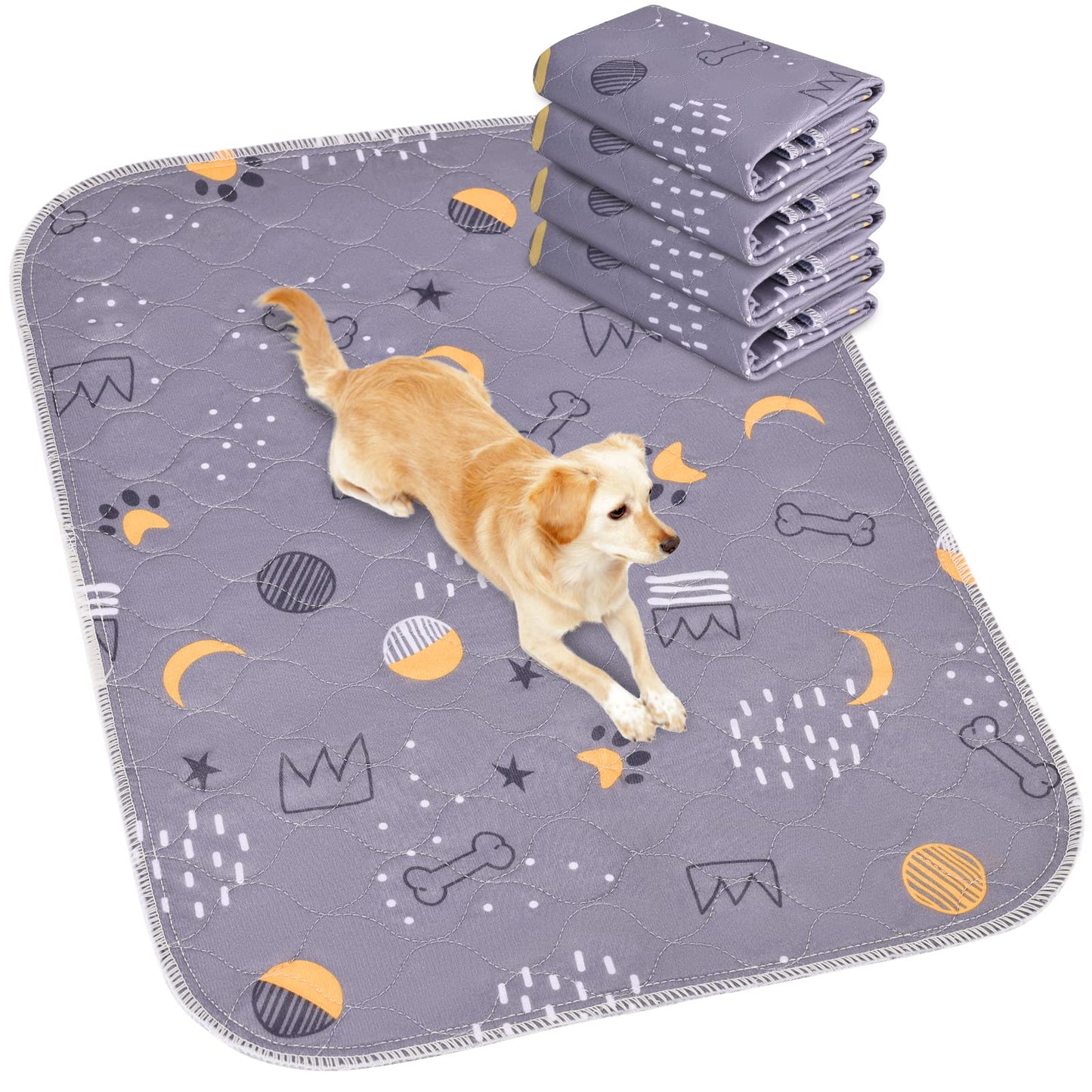 UPSKY Washable Dog Pee Pads – 4-Pack, 18"x24"