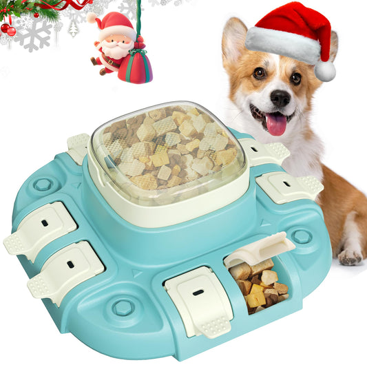 Kenida 2-Level Dog Puzzle Toy – IQ Training Treat Dispenser